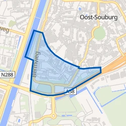 Kaart van Zeewijksingel
