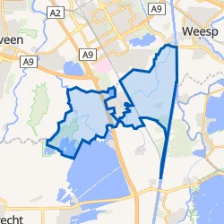 Kaart van Abcoude Buitengebied