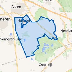 Kaart van Verspreide huizen Heusden