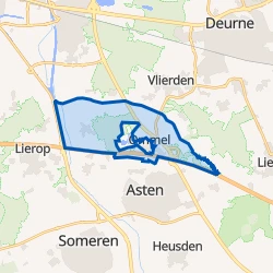 Kaart van Verspreide huizen Ommel