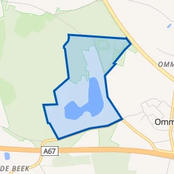 Kaart van Ommel recreatie