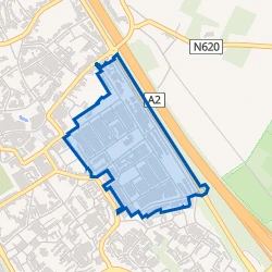 Kaart van Hoge Akker