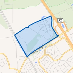 Kaart van Steegsche Velden