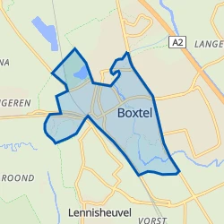 Kaart van Boxtel-Centrum