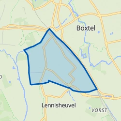 Kaart van Industrieterrein Boxtel