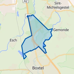 Kaart van Verspreide huizen Hal en Heult