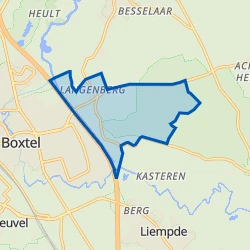 Kaart van Verspreide huizen Langenberg