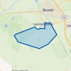 Kaart van Verspreide huizen Lennisheuvel