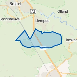 Kaart van Verspreide huizen Velders, Bosch en De Scheeken