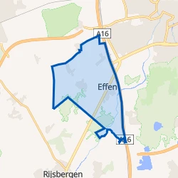 Kaart van Effen-Rith