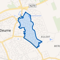 Kaart van Heiakker-West