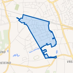 Kaart van Sint Jozefparochie-Oost