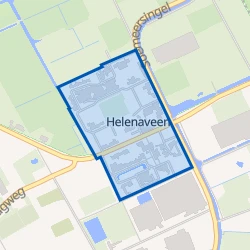 Kaart van Helenaveen kern