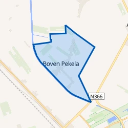 Kaart van Boven-Pekela