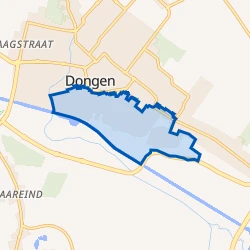 Kaart van Oud Dongen