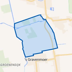 Kaartje van Buitengebied 's Gravenmoer