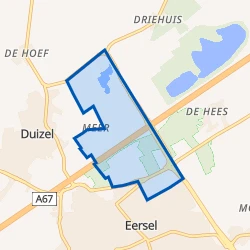 Kaart van Bedrijventerrein Eersel
