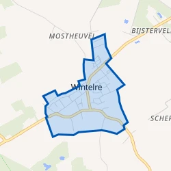 Kaart van Wintelre-kom