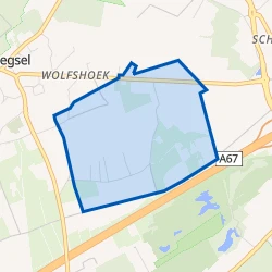 Kaart van Knegsel-Oeyenbos
