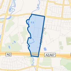 Kaartje van Sportpark Aalsterweg