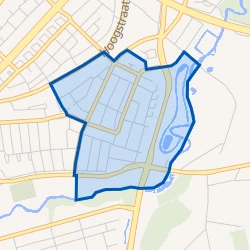 Kaart van Bennekel-Oost
