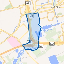 Kaart van Ooievaarsnest