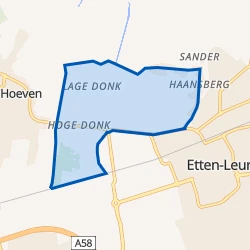 Kaart van Noord landelijk gebied 1
