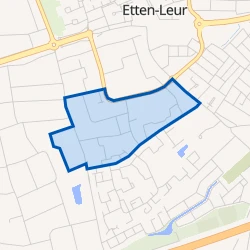 Kaart van Grauwe Polder 3