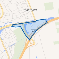 Kaartje van Bedrijventerrein Trivium
