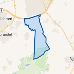 Kaart van Zuid landelijk gebied 1