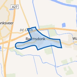 Kaart van Raamsdonk