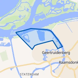 Kaartje van Industrieterrein Dongeoever Amerkant