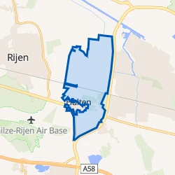 Kaart van Buitengebied Hulten