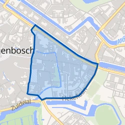 Kaart van Binnenstad oost