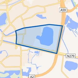 Kaart van Aawijk Zuid