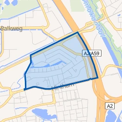 Kaart van Hintham noord