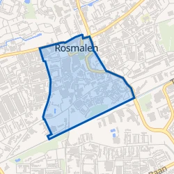 Kaart van Rosmalen centrum