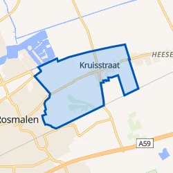 Kaart van Kruisstraat