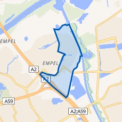 Kaart van Empel oost