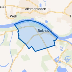 Kaart van Bokhoven