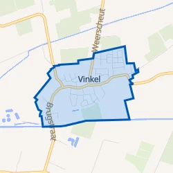Kaart van Kom Vinkel