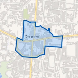 Kaart van Centrum Drunen