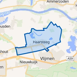 Kaart van Haarsteeg