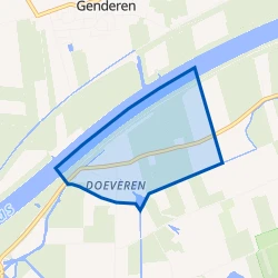 Kaart van Doeveren