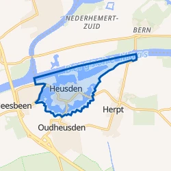 Kaart van Heusden