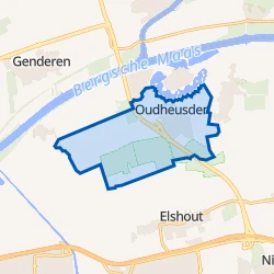 Kaart van Oudheusden
