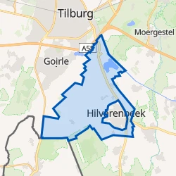Kaart van Verspreide huizen Hilvarenbeek