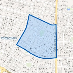Kaart van Hil (noord)