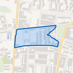 Kaart van Bloemenbuurt