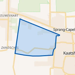 Kaart van De Zandschel
